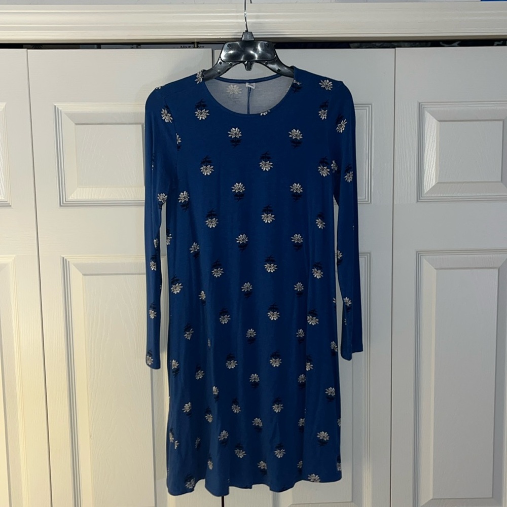 Blue Floral Dress